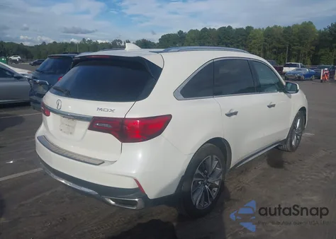 2017 Acura Mdx Technology Package из США, поврежденный, VIN 5FRYD3H51HB004613